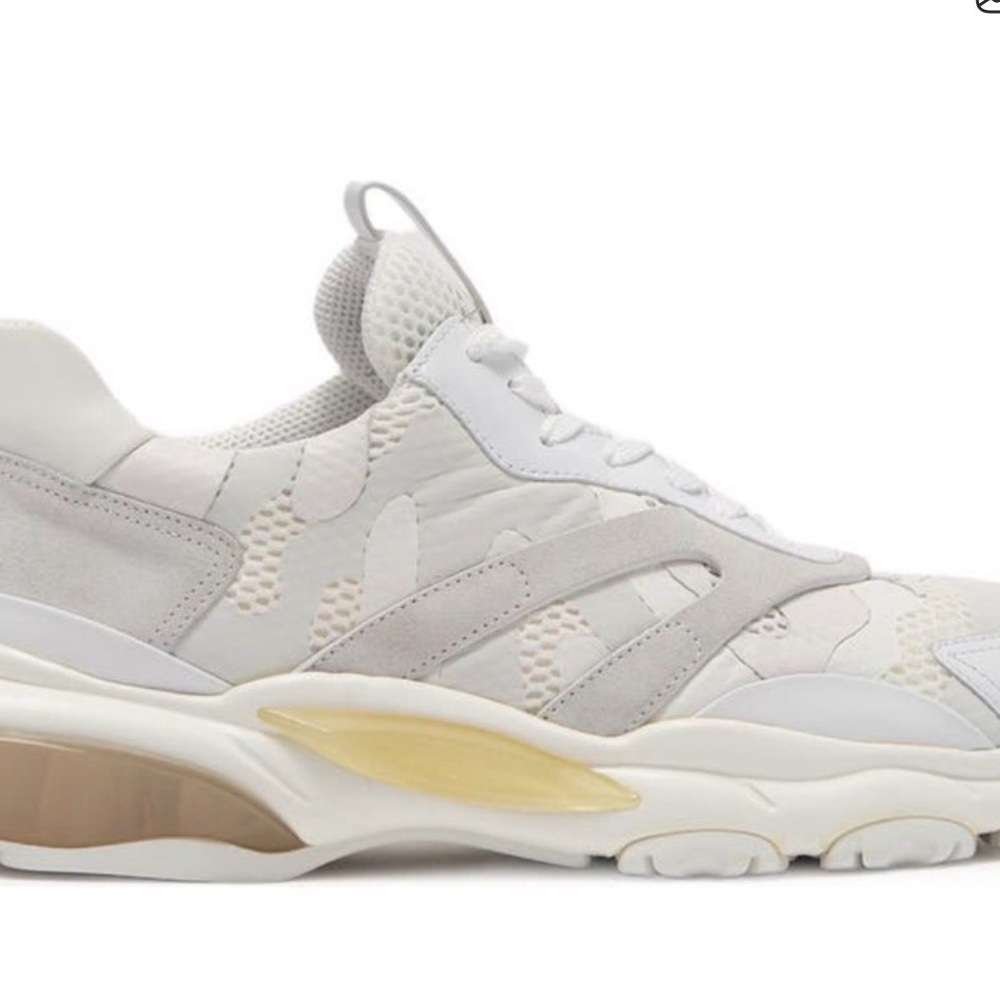 Valentino Garavani White Cream Sneakers - Picture 3 of 8